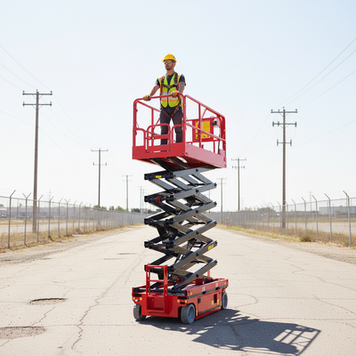 La capacidad autopropulsada eléctrica de la plataforma de trabajo aéreo 320kg del 16m Scissor el elevador