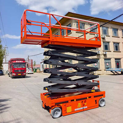 Plataforma elevadora de tijera compacta hidráulica de 6m, 8m y 10m pequeña