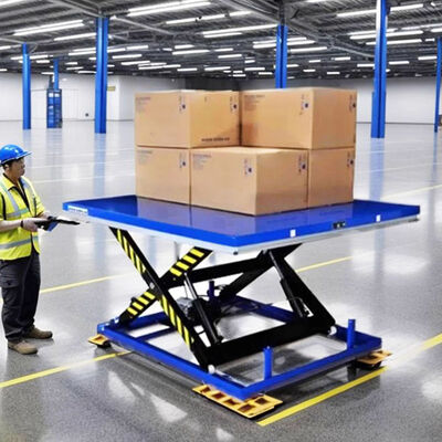 Plataforma de elevación de tijeras estacionaria de trabajo pesado Mesa de elevación hidráulica