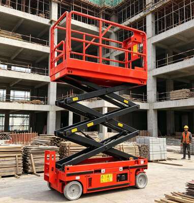 la altura de trabajo 320kg del 12m hidráulica eléctrica Scissor la plataforma de elevación para industrial