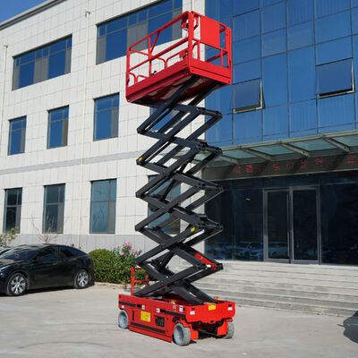 Plataforma Elevadora Tijera Autopropulsada 6m - 16m Plataforma de Trabajo Capacidad 450kg
