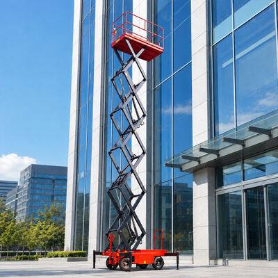 plataforma de elevación hidráulica del trabajo aéreo del elevador de tijera móvil 500kg de los 6m el 10m
