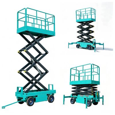 Plataforma Elevadora Hidráulica Manual de Tijera Económica 10m