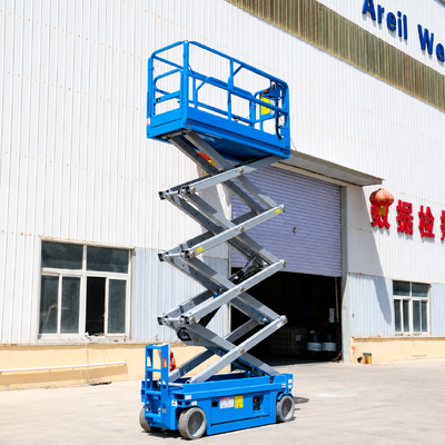 Mini plataforma elevada eléctrica autopropulsada de la mesa elevadora de tijera 230kg