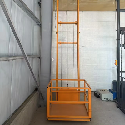 Plataforma de elevación vertical rentable de la elevación hidráulica del cargo de 1 tonelada para Warehouse